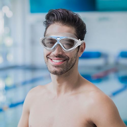 Image of OutdoorMaster Swim Mask - Wide View Swimming Mask & Goggles Anti-fog Waterproof