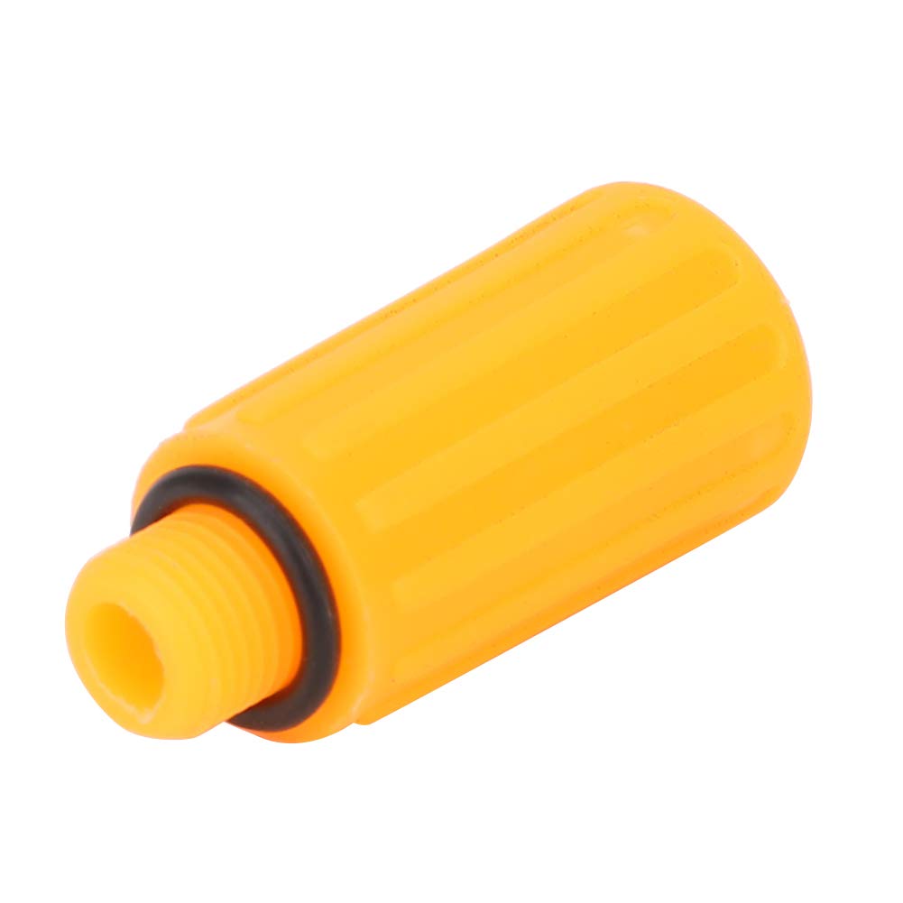 Air Compressor Breather, 5pcs 9mm Yellow Breathing Rod Vent Cap Air Compressor Pump Accessories, for Most of Piston Type Air Compressors