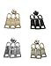 16pcs Zipper Pulls Universal Zipper Repair Parts Replacement Jacket,Coat,Luggage,Backpack,Handbag(4 Color)