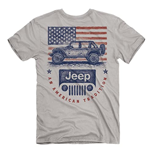 Jeep American Tradition T-Shirt (XL) Silver
