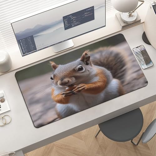 Cute Squirrel Pad para Mouse Grande 60x30 cm miniatura 6