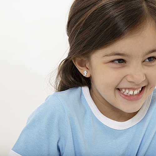 925 Sterling Silver Aqua Green Pastel Enamel Unicorn Earrings for Girls & Preteens - Cute and Magical Baby Unicorn Earrings for Birthdays - Lovely Safety Studs for Young Girls2