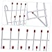 ASAKKURA Laboratory Metal Test Tube Drying Rack Position Draining Holder for Scientific Research School Industrial Labs Lightweight Space Saving Design for Efficient Glassware Organization