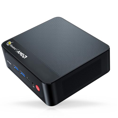 Beelink SER5 Mini PC, AMD Ryzen 5 5500U (6C/12T, 4.0 GHz) Mini Ordinateur de Bureau, 16 Go RAM DDR4 3200 MHz, 500 Go SSD, USB3.2, 2.5 G LAN, WiFi 6, BT5.4,...