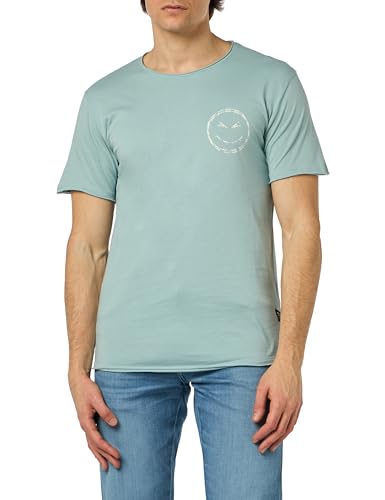 T-Shirt Homme Col Rond KEY LARGO MT Noir Coton pour Look Casual