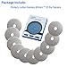 Rotary Cutter Blades 45mm 10 Pack by KISSWILL, Fits Fiskars, Olfa, Martelli, Dremel, Truecut, DAFA Rotary Cutter Replacement for Quilting Scrapbooking Sewing Arts &Crafts, Sharp and Durable
