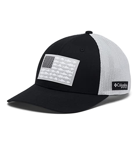 Image of Columbia Unisex PFG Fish Flag Mesh Ball Cap