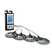 Hi-Dow Tens Unit AcuXP Micro Physical Therapy EMS PMS | 8 Modes: Electronic Pulse Massager & Electrode Muscle Stimulator Massage Machine for Pain Relief (Black or Silver)