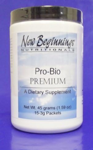 New Beginnings Nutritionals Pro-Bio Premium - 15 Packets (3 Grams Each)