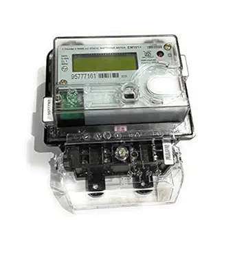 L&T (Larsen & Toubro Limited) Single Phase Multi-function Electric Energy LCD Sub Meter (5-30A, 2 Wire, 240V, 50Hz, 3200imp/kWh)