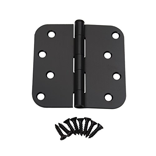 East West Consolidated 61975 4" 5/8" Radius Corner Orb Oil Rubbed Bronze Steel Door Hinge (Pack Of 12) #TOP2