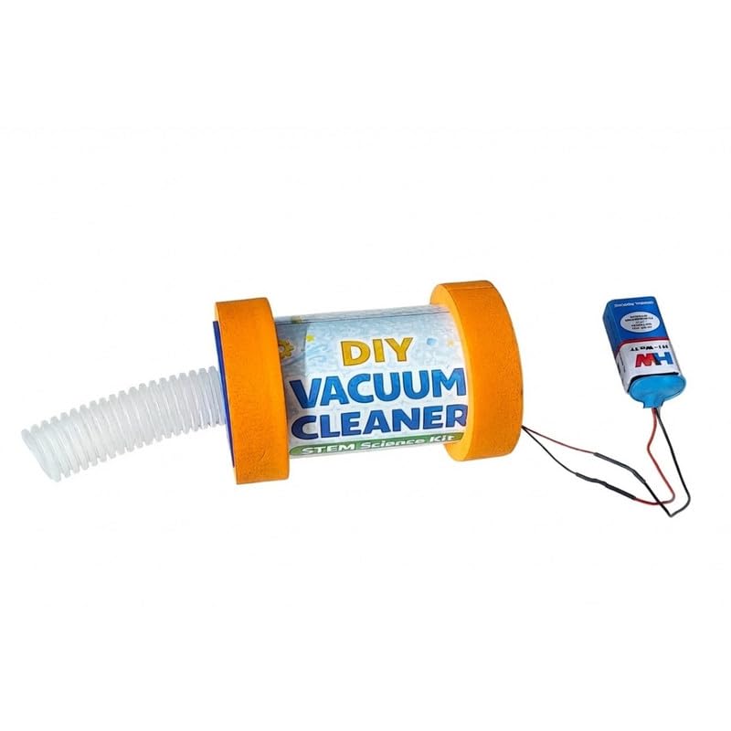 ERH India DIY Toy Vacuum Cleaner Working Model Science Project for School Kids and Students – Physics Experiment STEM Learning Educational Engineering Creativity and Activity Kit Build and Reassemble-picture-29