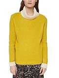 Jersey de cuello alto de dos colores con dobladillo de diferentes longitudes