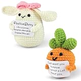 【Savoir-faire expert du crochet main】​​ Célébrez l'art du fait main. Chaque maille est crochetée avec soin en fil doux et premium, offrant une finition de qualité qui met en valeur le charme et la texture de la véritable peluche positive, la distinguant des articles ordinaires produits en série