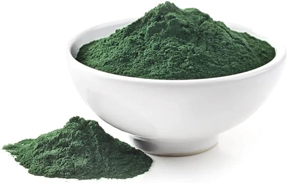 Spirulina. US Grown Organic Spirulina, Vegan Protein Clean Pure Organic Spirulina, Nutrient Dense Gluten Free Superfood Glass Packed 120 Grams