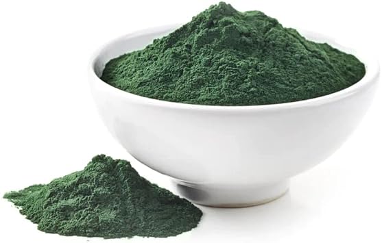 Spirulina. US Grown Organic Spirulina, Vegan Protein Clean Pure Organic Spirulina, Nutrient Dense Gluten Free Superfood Glass Packed 120 Grams