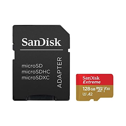 SanDisk Extreme 128 GB microSDXC, SDSQXA1-128G-AN6MA