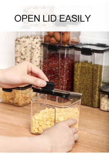 Image of Supro Air Tight Containers For Kitchen Storage Set, Container For Kitchen Storage Set, Kitchen Organizer And Kitchen Accessories Items & Storage (Pack of 4 700ML)