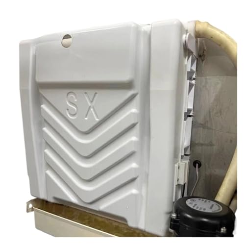 Copper ice maker evaporator in use