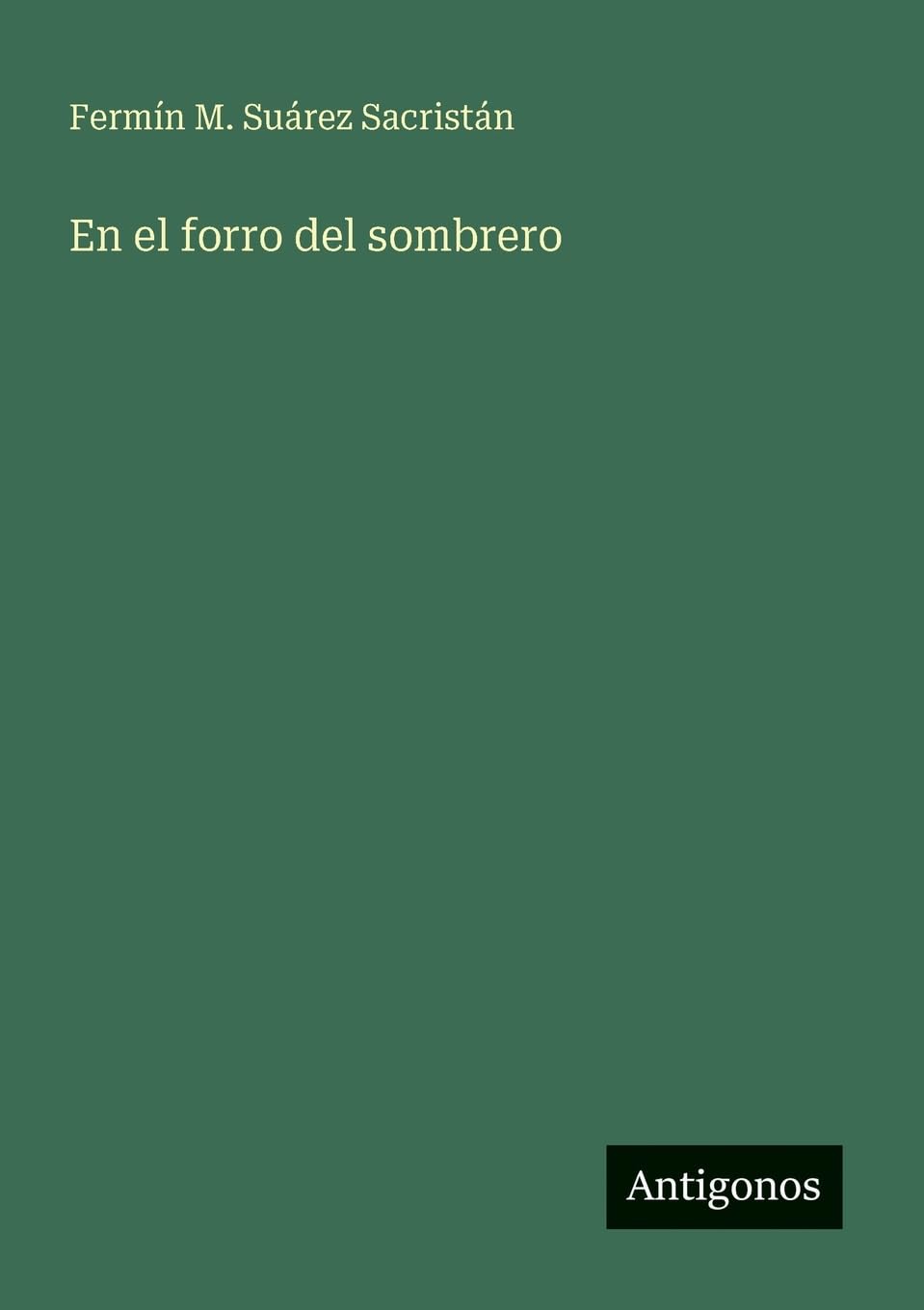 En el forro del sombrero