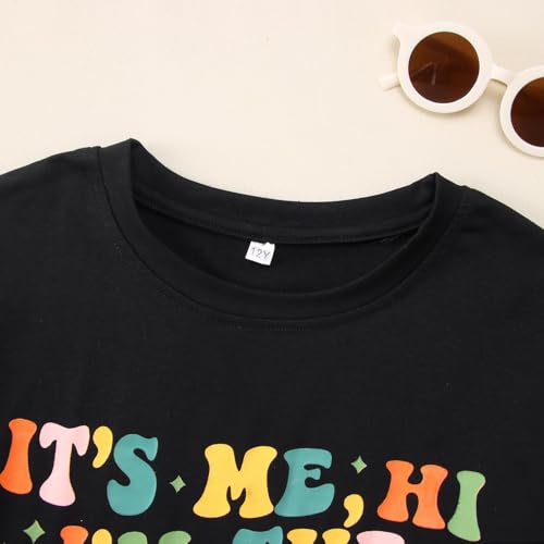 Image of GLIGLITTR Birthday Girl Shirt Its Me Hi Im The Birthday Girl Its Me Kids Birthday Party Tshirt Girls Bday Outfits Tops 5-12Y