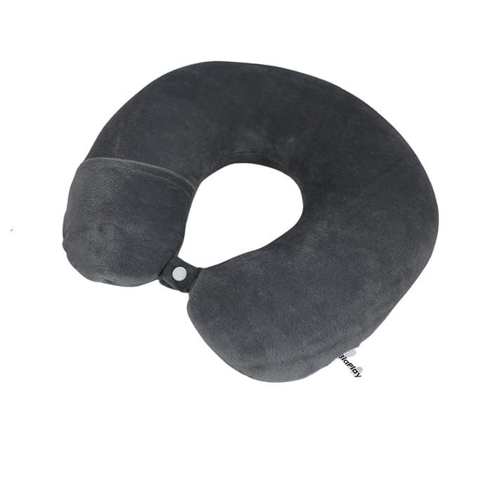 Avolusion Grey Neck Pillow, Travel Essentials Neck Pain, Car Neck Rest, Travel Air Pillow, Cervical Pillow, Airplane Car Cushions Pillows Men and Women Pillow for Sleeping Neck Pillow Neck Support (B0D293K194) Amazon Price History, Amazon Price Tracker