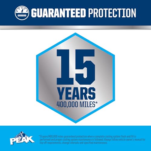 PEAK OET Extended Life Blue Concentrate Antifreeze/Coolant for Asian Vehicles, 1 Gal. - Image 5