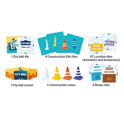 Link City juego de mesa cooperativo para 2 a 6 jugadores miniatura 2