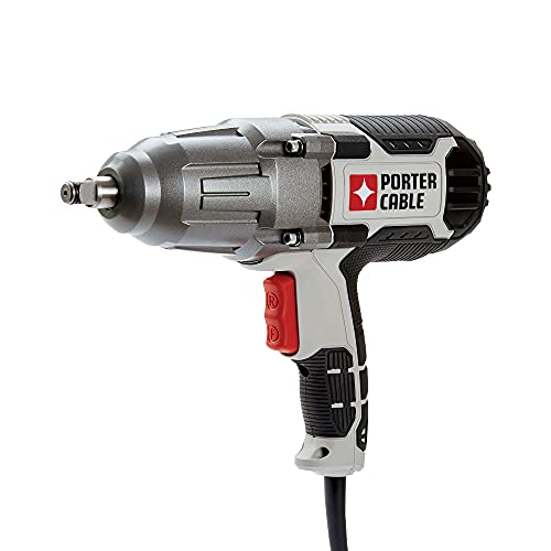 PORTER-CABLE Impact Wrench, 450 lbs of Torque, 1/2 Inch Hog Ring, 7.5-Amp, Corded (PCE211)