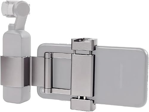 Abrazadera plegable para teléfono con rosca de 14 pulgadas, soporte de zapata fría compatible con DJI Osmo Pocket Pocket2 Handheld Gimbal Microphone