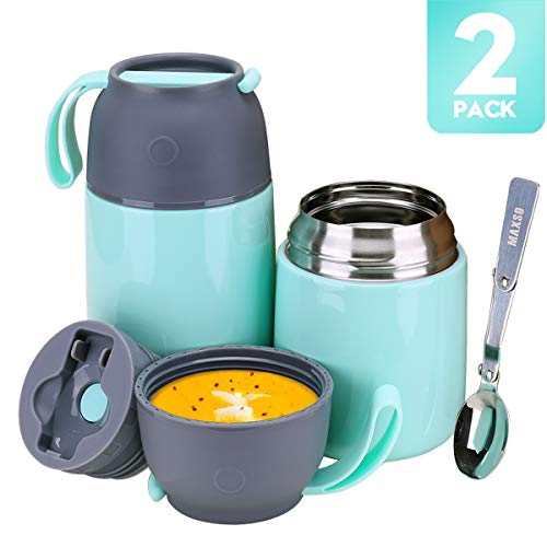 2 Pack Thermos Food Jar Soup Thermos for Kids Vacuum Insulated Lunch Containers