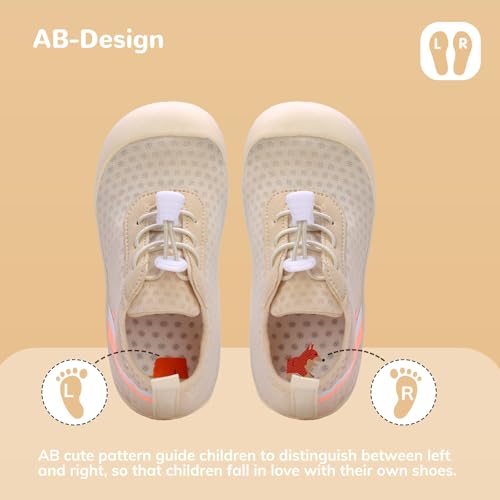 Image of WateLves Wide Toddler Water Shoes Kids Barefoot Athletic Sneakers Girls Boys Quick Dry Aqua Socks for Beach Hiking Swim Kayak Sport Accessories, Camping Essentials