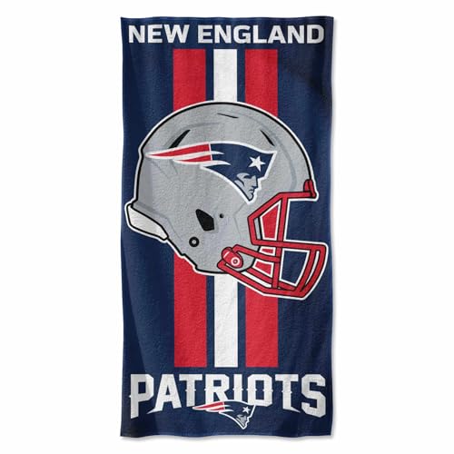 WinCraft New England Patriots Helmet 30x60 Inch Large Beach Towel