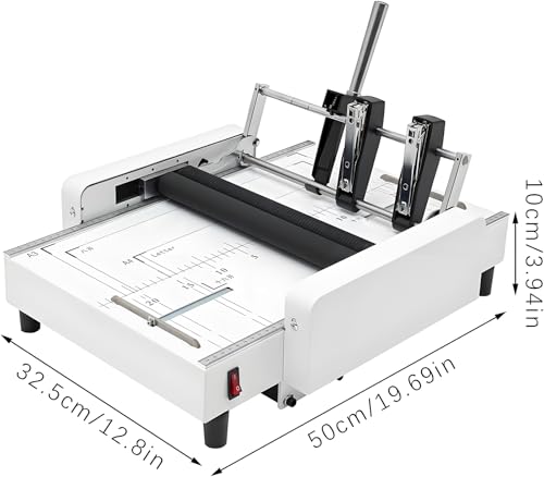 Elektryczna maszyna do bindowania A3, prędkość składania 200 książek/h, maksymalny rozmiar oprawy 297 x 420 mm, idealna do szkół, biur, drukarni
