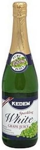 Kedem Sparkling White Grape Juice, 25.4 Ounce -- 12 per case.