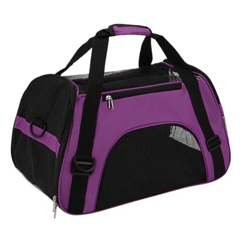 Bolsa de transporte para mascotas | Caja de viaje portátil para gatos | Transportador de mascotas Ergonómico Ligero y Transpirable para senderismo, viajes, camping y al aire libre