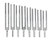 Frey Scientific Concert Pitch or Physics Scale Tuning Fork Set/8 w/Mallet, Wooden Box
