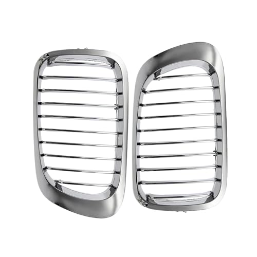 Parrilla delantera de riñón cromada para BMW Serie 3 de dos puertas y M3 modelos 1999-2006 3