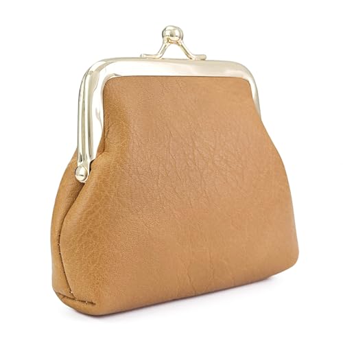 Image of Cute Floral Buckle Coin Purses Vintage Pouch Kiss-lock Change Purse Wallets
