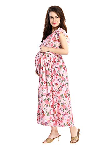 Image of AV2 Women Maternity Feeding Dress | Feeding Kurti | Nursing Dress -5071