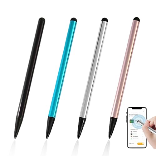 LAKJUOZ 4 Pièces Stylets Universels Capacitifs Pour Écran Tactile Stylets Pour Toutes Les Tablettes Stylet Pour Écran Tactile Pour Iphone Ipad Pro Mini...