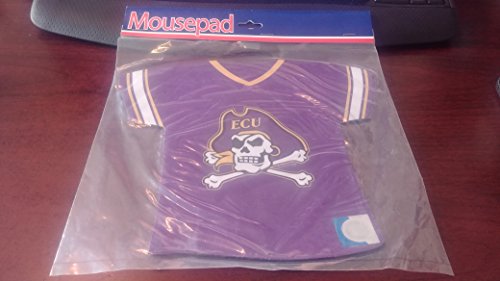 Kolder - Alfombrilla de neopreno para ratón, diseño de la Universidad de Carolina Oriental (piratas) (producto universitario con licencia oficial)