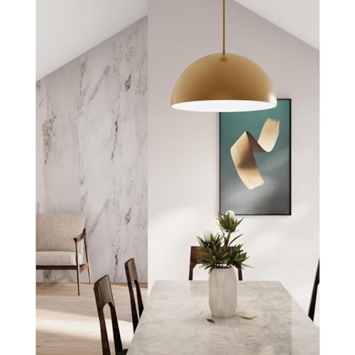 Progress Lighting Perimeter Pendant Light, Brushed Gold by Progress Lighting - Used condition - Image 3