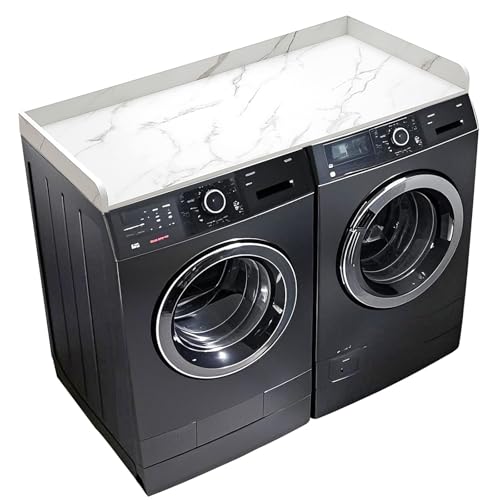 Image of Washer Dryer Countertop,Washer and Dryer Covers for The Top,Laundry Countertop Topper Guards for Washer and Dryer,Laundry Room Storage Organization,54"x 27.5" Laundry Table for Folding Clothes