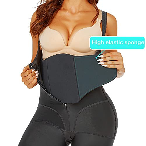 Bbl Ab Board Post Surgery Liposuction Stomach Front and sides Board after Lipo Foam Boards Flattening Abdominal Compression Board for Lipo Recovery Black - Thumbnail 2