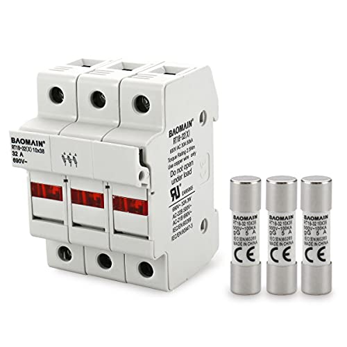 Baomain RT18-32 Fuse Holder Base with Fuses