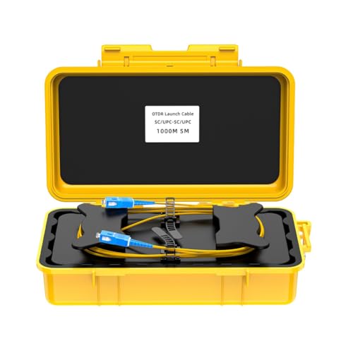 Boîtier OTDR de fibre optique 1000m avec câble d'extension premium monomode