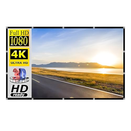 Pantalla de proyección portátil 120 pulgadas 16:9 4K miniatura 1