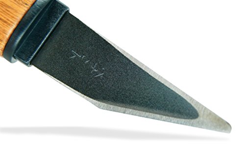 Kiridashi Craft Pocket Knife Japanese Steel Blade Wooden Handle With Sheath For Left-Handed #TOP2