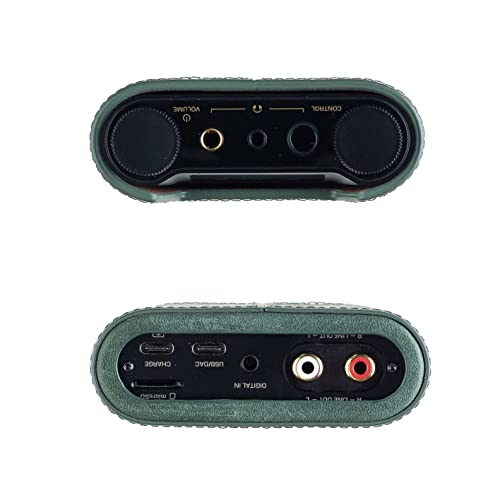 Miter Case For Shanling H7, Handmade Italy Pueblo Leather Case Cover For H7 (Dark Green) #TOP6